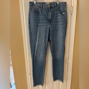 Madewell straight leg jean - 32 tall